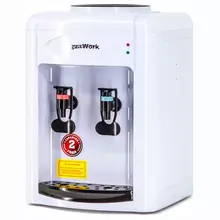 Кулер-водонагреватель без охлаждения AQUA WORK 0.7-TKR настольный 2 крана белый/черный
