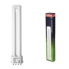 Лампа люминесцентная Osram DULUX S/E 11W/21-840, 11 Вт, U-образная, холодный белый свет, цоколь 2G7