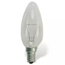 Лампа накаливания Osram Classic B CL E14 60 Вт свечеобр. прозрачн колба d=35 мм. цоколь d=14 мм.