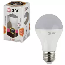 Лампа светодиодная Эра 13 (110) Вт цоколь E27 грушевидная теплый белый свет 30000 ч. LED smdA65\A60-13W-827-E27