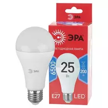 Лампа светодиодная Эра 25(200) Вт цоколь Е27 груша холодный белый 25000 ч LED A65-25W-6500-E27