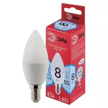 Лампа светодиодная Эра 8(55) Вт цоколь Е14 свеча нейтральный белый 25000 ч LED B35-8W-4000-E14
