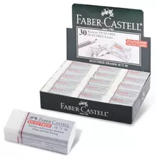 Ластик Faber-Castell "Dust Free" 41х185х115 мм. белый прямоугольный