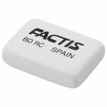 Ластик Factis 80 RC (Испания) 28х20х7 мм. белый прямоугольный