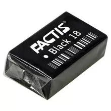 Ластик Factis Black 18 (Испания) 41х24х13 мм. черный прямоугольный супермягкий