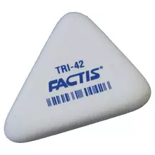 Ластик Factis TRI 42 (Испания) 45х35х8 мм. белый треугольный