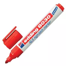 Маркер для промышленной маркировки EDDING 8030, красный, 1,5-3 мм. антикоррозионный, круглый наконечник