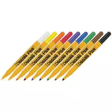 Маркеры для декорирования 8 цветов + 1 белый Centropen "Decor Pen" 15 мм.