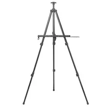 Мольберт-тренога металлический переносной телескопический 122х195х100 см. чехол Brauberg Art