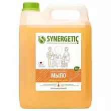 Мыло жидкое 5 л Synergetic "Фруктовый микс" гипоаллергенное биоразлагаемое