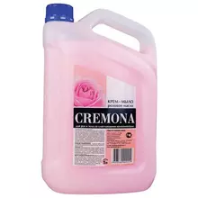 Мыло-крем жидкое 5 л КРЕМОНА "Розовое масло" Премиум перламутровое из натуральных компонентов