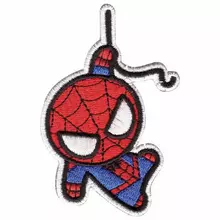 Наклейка-патч многоразовый для одежды Kawaii Art "Человек паук", 8х14 см. Priority