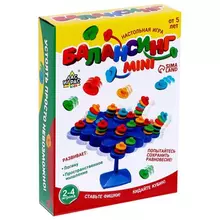 Настольная игра на равновесие "Балансинг мини" 48 фишек 4 цвета кубик ЛАС ИГРАС Kids