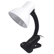 Настольная лампа-светильник Sonnen OU-108 на прищепке цоколь Е27 белый