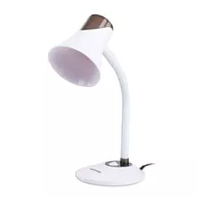 Настольная лампа-светильник Sonnen OU-607 на подставке цоколь Е27 белый/коричневый