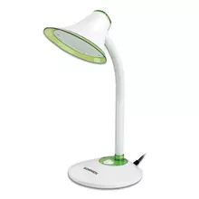 Настольная лампа-светильник Sonnen OU-608 на подставке светодиодная 5 Вт белый/зеленый