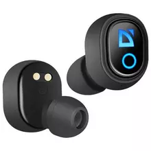 Наушники с микрофоном (гарнитура) Defender TWINS 639 Bluetooth беспроводные черные