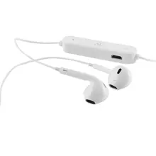 Наушники с микрофоном (гарнитура) RED LINE BHS-01 Bluetooth беспроводые белые