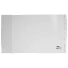 Обложка ПП для тетради и дневника Пифагор универсальная клейкий край 70 мкм. 215х360 мм.