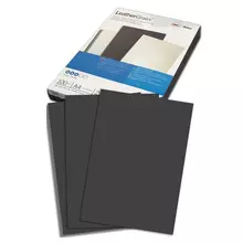 Обложки картонные для переплета А4 комплект 100 шт. тиснение под кожу 250г./м2 черные
