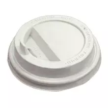 Одноразовая крышка для стакана (d-90) комплект 100 шт. откидной клапан-носик ПС ПРОТЭК