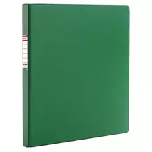 Папка с металлическим пружинным скоросшивателем Brauberg картон/ПВХ 35 мм. зеленая до 290 листов