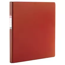 Папка с металлическим пружинным скоросшивателем Brauberg картон/ПВХ 35 мм. красная до 290 листов