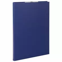 Папка-планшет Staff "Everyday" А4 (230х314 мм.) с прижимом и крышкой картон/бумвинил Россия синяя