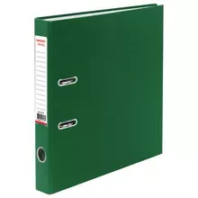 Папка-регистратор Офисмаг с арочным механизмом покрытие из ПВХ 50 мм. зеленая