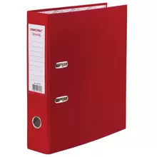 Папка-регистратор Офисмаг с арочным механизмом покрытие из ПВХ 75 мм. красная