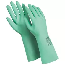 Перчатки латексные MANIPULA "Контакт" хлопчатобумажное напыление размер 10-105 (XL) зеленые