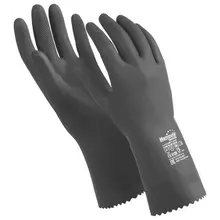 Перчатки латексные MANIPULA "КЩС-2" ультратонкие размер 7-75 (S) черные
