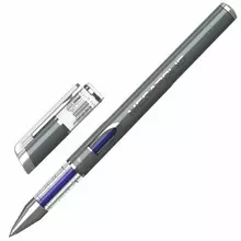 Ручка гелевая Erich Krause "Megapolis Gel" синяя корпус с печатью узел 05 мм.