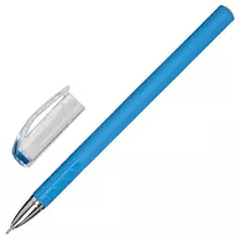 Ручка гелевая Staff "College" GP-181 синяя корпус синий игольчатый узел 06 мм.