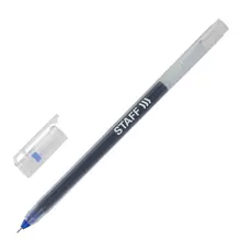 Ручка гелевая Staff "Everyday" GP-673 синяя длина письма 1000 м. игольчатый узел 05 мм.