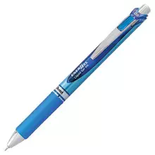 Ручка гелевая автоматическая с грипом Pentel (Япония) "Energel" синяя узел 05 мм.