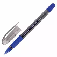 Ручка гелевая с грипом Pensan "Soft Gel Fine" синяя игольчатый узел 05 мм. линия 04 мм.