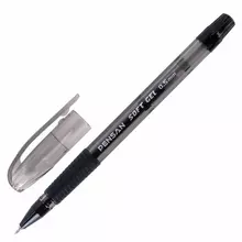 Ручка гелевая с грипом Pensan "Soft Gel Fine" черная игольчатый узел 05 мм. линия 04 мм.