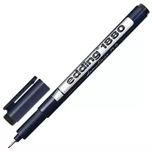 Ручка капиллярная (линер) EDDING DRAWLINER 1880 черная толщина письма 03 мм. водная основа