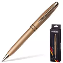 Ручка подарочная шариковая Brauberg "Oceanic Gold" корпус золотистый узел 1 мм.