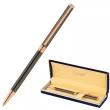 Ручка подарочная шариковая Galant "ASTRON BRONZE" корпус металлический детали розовое золото узел 07 мм. синяя