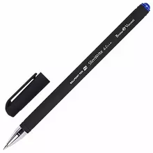 Ручка шариковая Bruno Visconti "SlimWrite" "Black" синяя корпус черный узел 05 мм.