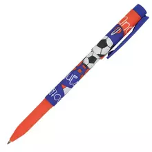 Ручка шариковая Bruno Visconti FreshWrite синяя "Футбол. Чемпионы. Франция" линия письма 05 мм.