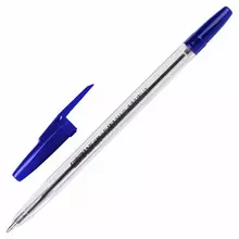 Ручка шариковая CORVINA (Италия) "51 Classic" синяя корпус прозрачный узел 1 мм.