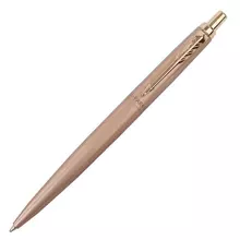 Ручка шариковая Parker "Jotter XL Monochrome Pink Gold PGT" корпус "розовое золото" сталь синяя