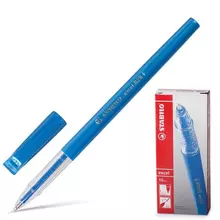Ручка шариковая Stabilo "Excel" синяя корпус синий узел 07 мм.