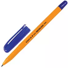 Ручка шариковая Staff "Everyday BP-247 Orange" синяя шестигранная корпус оранжевый линия письма 05 мм.