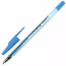 Ручка шариковая Staff AA-927 синяя корпус тонированный хромированные детали 07 мм.