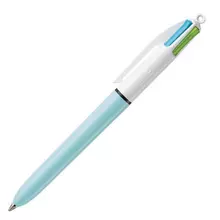 Ручка шариковая автоматическая Bic "4 Colours" 4 цвета (голубойфиолетовый розовый салатовый) узел 1 мм.
