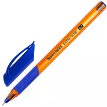 Ручка шариковая масляная Brauberg "Extra Glide GT Tone Orange" синяя узел 07 мм.